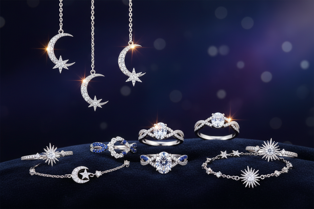 Celestial Romance: Pendants, Rings & Charm Bracelets That Sparkle