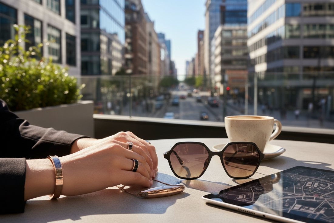 Urban Explorer: Smart Jewelry & Sunglasses for Modern Life
