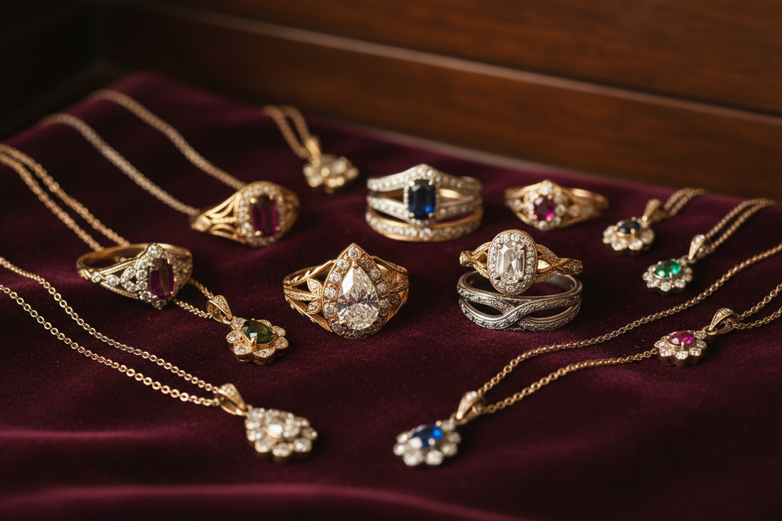 Vintage Charm: Heirloom Rings, Bridal Sets & Pendants with Timeless Elegance