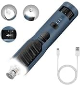 Dog Nail Grinder 7-Speed & 360° LED Light, Professional Pet Nail Grinder for Dogs and Cats, Electric Dog Nail Trimmer Painless Paws Grooming & Smoothing Tool for Large Medium Small Dogs Cats Pets-PurrikoPets