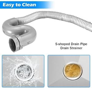 34'' Dog Washing Station for Small Dogs Grooming Tub Bathing Station Professional Pet Wash Station Bathtub for Home with Sliding Door, Faucet, Steps-PurrikoPets