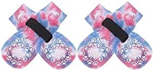 EXPAWLORER Anti Slip Dog Socks to Prevent Licking Paws, Dog Shoes for Hot Pavement, Dog Booties for Small Medium Large Senior Dogs, Traction Control Boots & Paw Protectors for Hardwood Floors-PurrikoPets