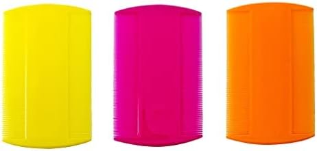 Dog Flea Comb for Grooming, Lice Comb for Dogs, Double Sided Professional Comb Set to Remove Fleas and Lice, Fine Tooth Comb for Large or Small Cats and Dogs-PurrikoPets