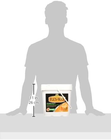 Absorbine Flex+Max Horse Joint Supplement Pellets, Highly Palatable, Comprehensive Equine Formula with Glucosamine, MSM, Chondroitin & Flaxseed, 10lb Tub / 60 Day Supply-PurrikoPets