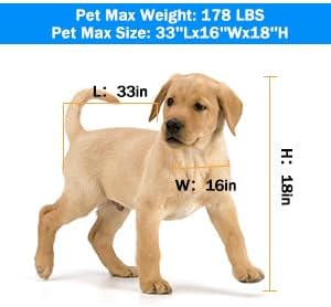 34'' Dog Washing Station for Small Dogs Grooming Tub Bathing Station Professional Pet Wash Station Bathtub for Home with Sliding Door, Faucet, Steps-PurrikoPets