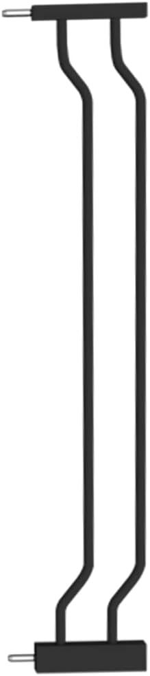 Extra Wide Baby Gate with 4.72in Extensions, Walk-Through, Auto Close, Pressure Mount Child Safety Gate (Black, Extension-4.72"/12cm)-PurrikoPets