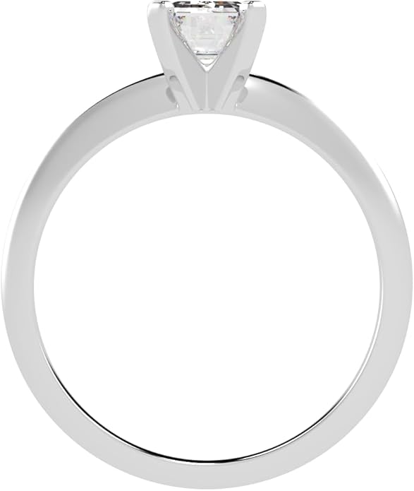 1 to 5 Carat LAB GROWN Solitaire IGI CERTIFIED Diamond Engagement Ring (E-F Color VS2-SI1 Clarity)