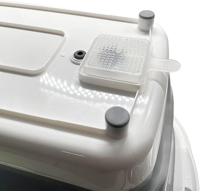 7.1 Gal/27L Multipurpose Collapsible Pet Bathtub Upgraded with Drainage Hole and Pet Hair Collector for Bathing/Shower, Portable Laundry Basket-Foldable Bathing Tub-Storage Organizer.-PurrikoPets