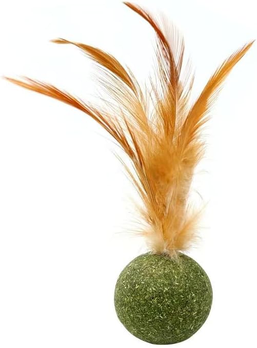 5 Pieces of Catnip Toys Ideal Catnip Ball to Stimulate Cat Exercising and Interacting Toys for Cats-PurrikoPets