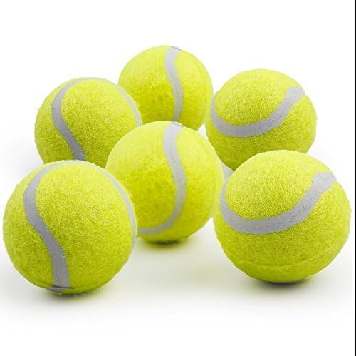 ALL FOR PAWS Dog Tennis Balls for Dogs, Great for Mini Ball Launcher, 6 Pack 2 Inch Tennis Balls-PurrikoPets