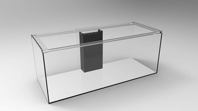 150 Gallon Starfire Glass Aquarium 60x24x24 12mm Eurobraced with Built-in Overflow Box-PurrikoPets