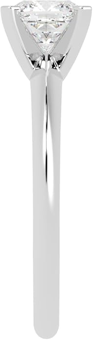 1 to 5 Carat LAB GROWN Solitaire IGI CERTIFIED Diamond Engagement Ring (E-F Color VS2-SI1 Clarity)