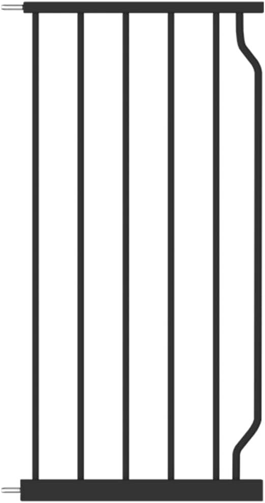 Extra Wide Baby Gate With 14.17in Extensions - Walk Through Pressure Mount Auto Close Child Safety Gate (Black, Extension-14.17"/36cm)-PurrikoPets