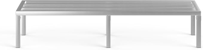 20 in X 60 in. Aquarium Stand | Industrial Style Aluminum Fish Tank Base with Open Frame Design-PurrikoPets