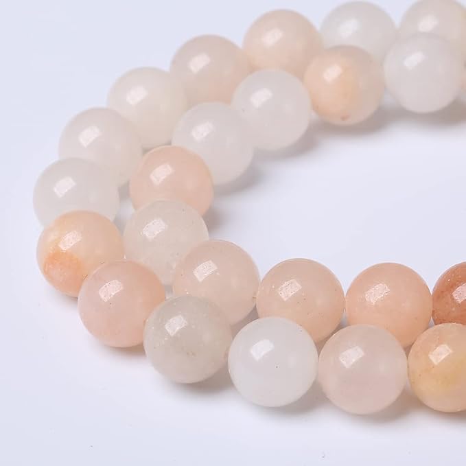 90PCS 4mm Natural Pink Aventurine Gemstone Beads Round Loose Spacer Stone Beads for Jewelry Making DIY Bracelet Necklace Materials 15" (Pink Aventurine, 4mm)