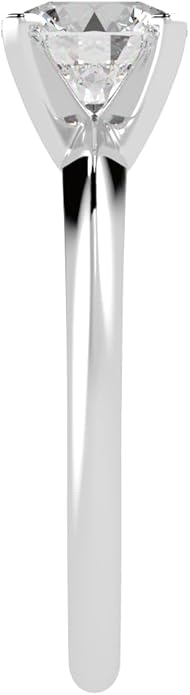 1 to 5 Carat LAB GROWN Solitaire IGI CERTIFIED Diamond Engagement Ring (E-F Color VS2-SI1 Clarity)