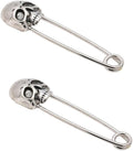 Excepro Nipple Piercing Jewelry Skull Shape Pin Shape 316L Stainless Steel