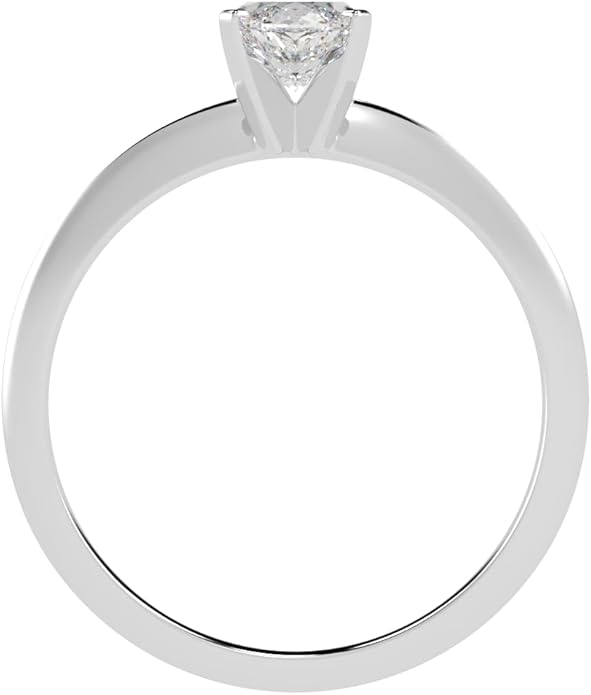 1 to 5 Carat LAB GROWN Solitaire IGI CERTIFIED Diamond Engagement Ring (E-F Color VS2-SI1 Clarity)