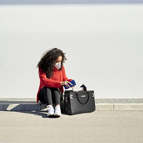 Fashion Pet Carrier Dog Cat Carrier Purse Soft-Sided Leather Handbag Pet Tote Bag for Small Dogs Puppy and Cats TSA Airline Approved-PurrikoPets