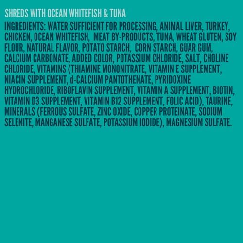 A Strong Heart Canned Wet Cat Food, Shreds with Ocean Whitefish & Tuna - 5.5 oz Cans (Pack of 24), Made in The USA with Real Ocean Whitefish & Tuna-PurrikoPets