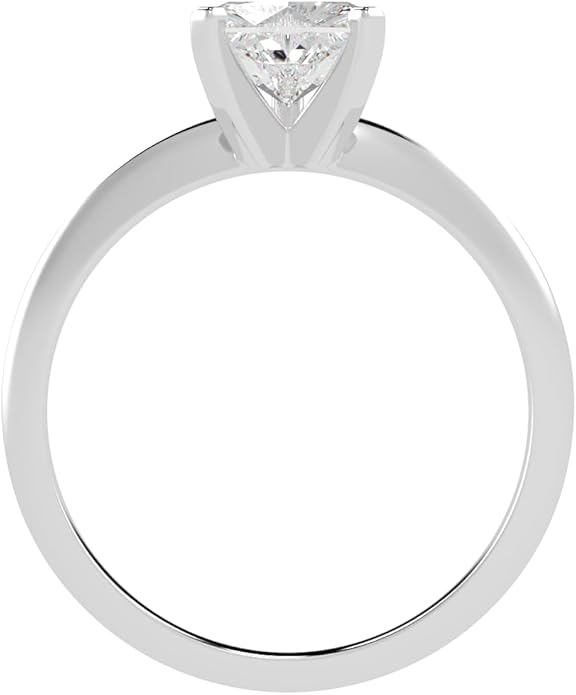 1 to 5 Carat LAB GROWN Solitaire IGI CERTIFIED Diamond Engagement Ring (E-F Color VS2-SI1 Clarity)