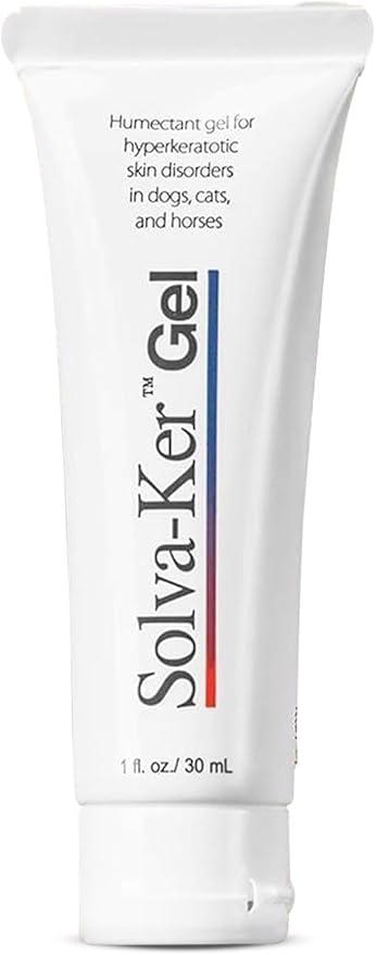 Dry Nose and Paw Soother, Solva-Ker Gel Moisturizer for Pet's Cracked Nose and Paws, Greaseless Healing Balm for Dogs, Cats, and Horses-PurrikoPets