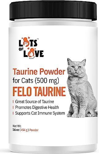 FELO Taurine - Taurine Supplement for Cats, Taurine for Cats, Taurine Powder for Cat - 16 Oz, Powder (Thomas Pet Earlier)-PurrikoPets