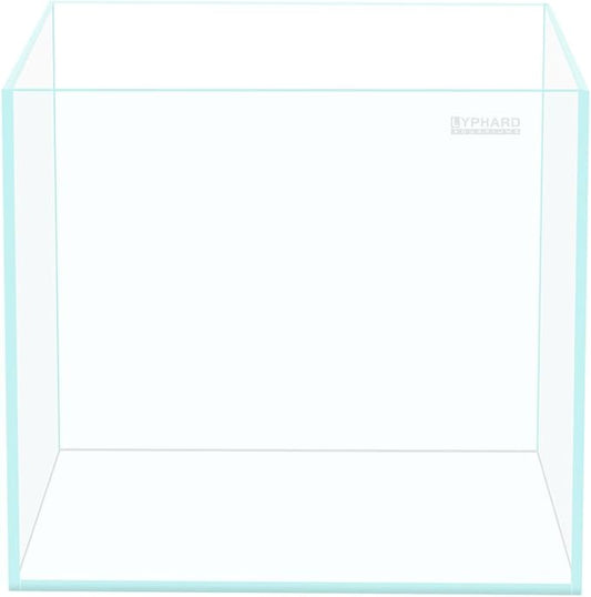 21 Gallon Rimless Aquarium Tall Tank, Ultra Clear Low Iron Big Fish Tank, L15.8×W15.8×H19.7 Glass Thickness 6mm with EVA Foam Leveling Mat-PurrikoPets