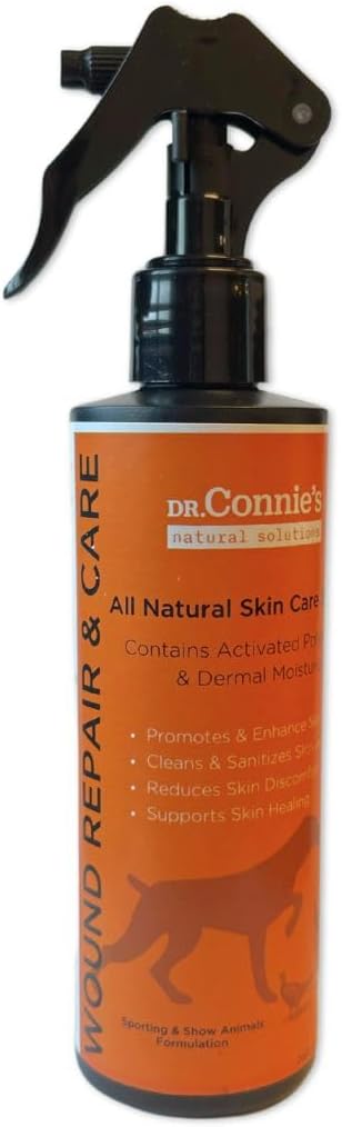 Dr. Connie's Natural Solutions Wound Repair & Care for Sporting Dogs | Veterinarian Formulated Skin Care Solution | Promotes & Enhances Skin Healing-PurrikoPets