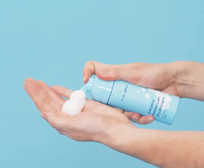 Foaming Dog Dry Shampoo, Waterless Dog Shampoo No Rinse - Waterless Cat Shampoo, Natural Botanicals & Deodorant for Fresh Smelling Fur on Dogs & Cats, Vet Formulated, Cleans & Conditions, Summer Pawty-PurrikoPets