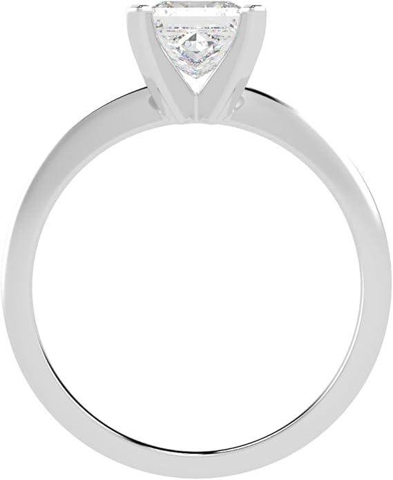 1 to 5 Carat LAB GROWN Solitaire IGI CERTIFIED Diamond Engagement Ring (E-F Color VS2-SI1 Clarity)