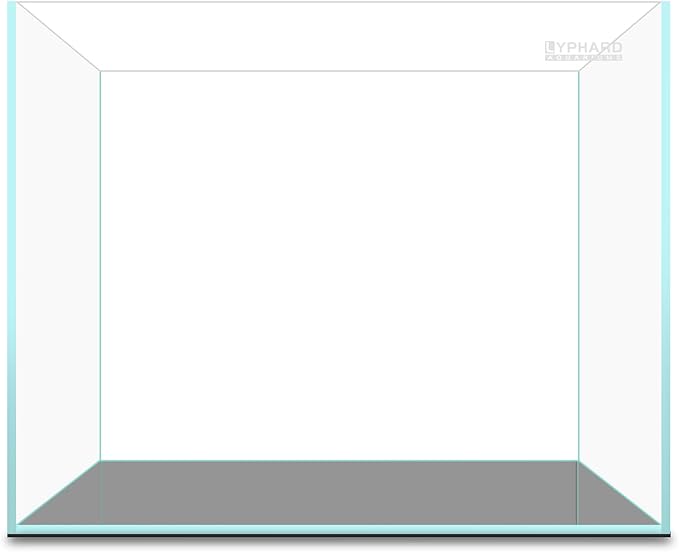 3.5 Gallon Rimless Aquarium, Ultra Clear Low Iron Nano Fish Tank for Betta Shrimp, L15×W5.5×H9.8 Glass Thickness 5mm with EVA Foam Leveling Mat-PurrikoPets