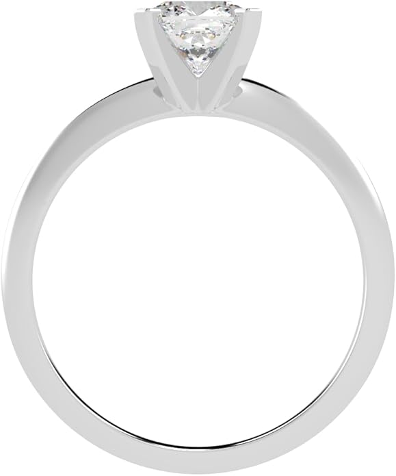 1 to 5 Carat LAB GROWN Solitaire IGI CERTIFIED Diamond Engagement Ring (E-F Color VS2-SI1 Clarity)
