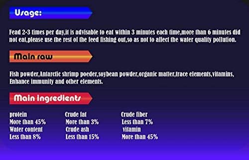 1kg Parrot Pellets Food Color-Enhancing Red Parrot Cichlid Fish Feed Food (1 kg Parrot Fish Pellets)-PurrikoPets