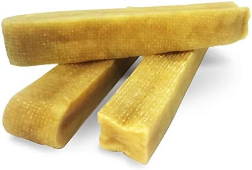 EcoKind Premium Gold Yak Cheese Himalayan Dog Chews, Dog Treats Large Breed, All Natural, High Protein, for Aggressive Chewers, Large - 3 Chews-PurrikoPets