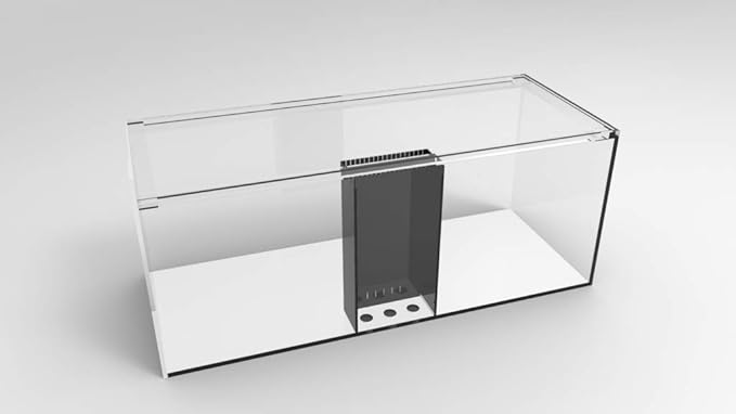 150 Gallon Starfire Glass Aquarium 60x24x24 12mm Eurobraced with Built-in Overflow Box-PurrikoPets