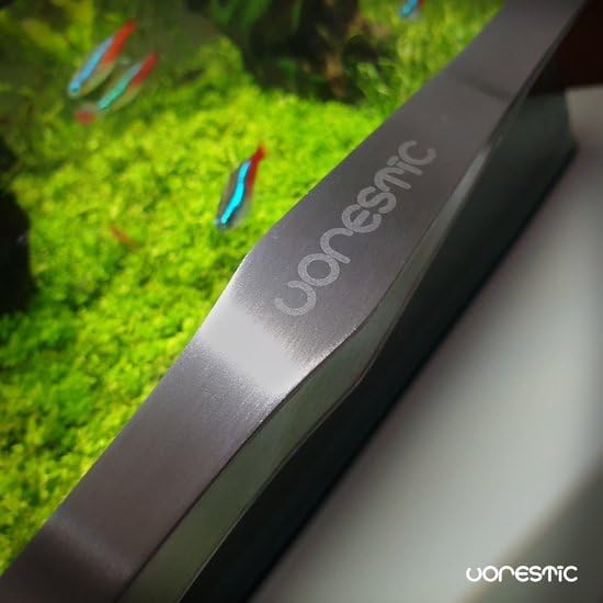 1PC Straight Aquarium Tweezers, 15" Long Tweezers for Terrarium, Stainless Steel Aquascape Tool for Planting Aquarium Plants, and Aquarium Maintenance-PurrikoPets