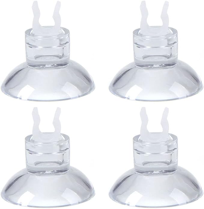 ALEGI 4pcs Large Aquarium Sponge Filter with Suction Cups, Check Valves for Breeding Fry Betta Shrimp Fish Tank (Medium for 20-50 Gal 4 Pcs)-PurrikoPets
