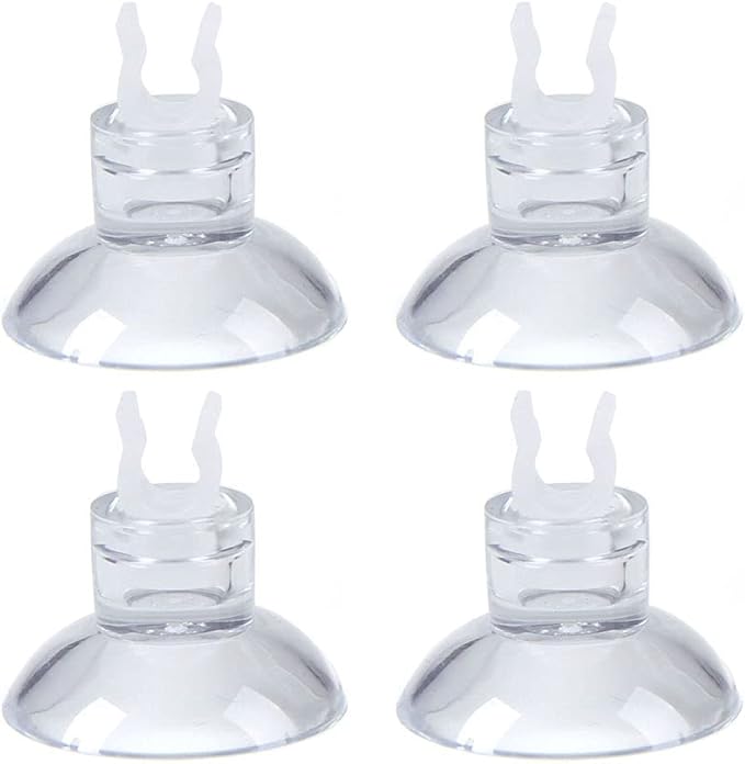 ALEGI 4pcs Large Aquarium Sponge Filter with Suction Cups, Check Valves for Breeding Fry Betta Shrimp Fish Tank (Small up to 10-20Gal 4 Pcs)-PurrikoPets
