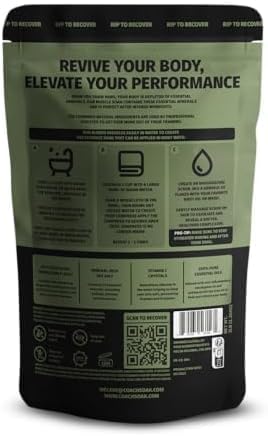 3 Pack Bundle: Coach Soak Recovery Bath Soak, Epsom Salt Bulk, Bath Salts Bulk, 3 Pack Bundle, Total of 9 Pounds (Eucalyptus, Lavender, Citrus)-PurrikoPets