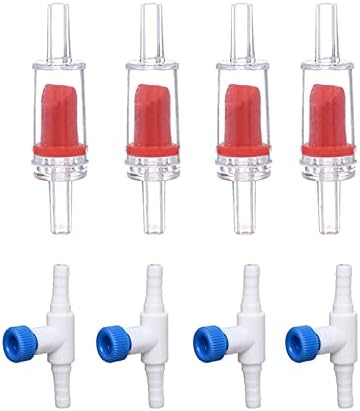 ALEGI 4pcs Large Aquarium Sponge Filter with Suction Cups, Check Valves for Breeding Fry Betta Shrimp Fish Tank (Medium for 20-50 Gal 4 Pcs)-PurrikoPets