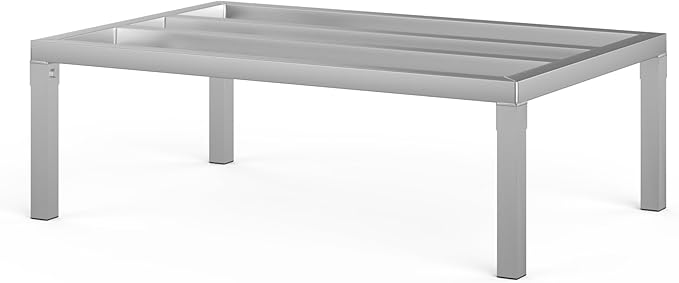 24 in X 36 in. Aquarium Stand | Industrial Style Aluminum Fish Tank Base with Open Frame Design-PurrikoPets