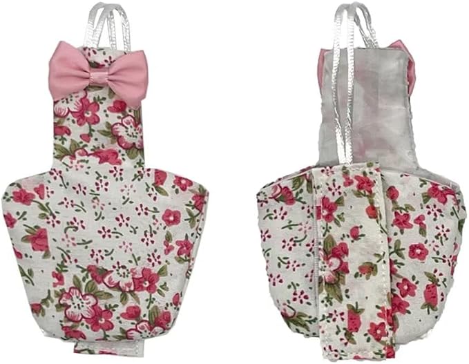 2 PCS Bird Diapers Flight Suite with Waterproof Inner Layer Pink&Balck Urine Wet Suit for Other Small Birds-PurrikoPets