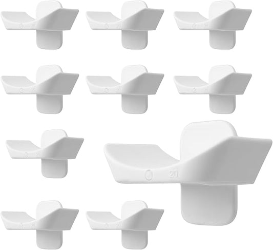 10Pcs Pinless Jump Cups Horse Competition Jump Cups 20mm Horse Jump Cups for Horse Jumper Equestrian Activities-PurrikoPets