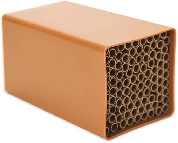 1 Set Cardboard Bee House Nesting Tubes - 6" Long X 5/16" Diameter Tube for Mason Solitary Bees - for Filling Insect Hotels and Bug Houses-PurrikoPets