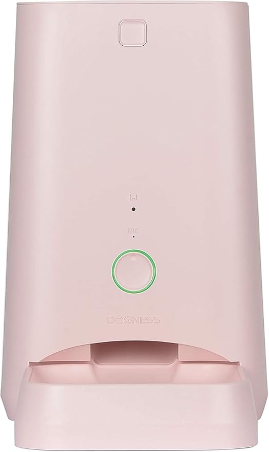 DOGNESS 6L Smart Feeder, Wi-Fi Enabled Pet Feeder for Cat and Dog, Smartphone App for iOS and Android, Portion Control, Fresh Lock System Auto Food Dispenser Pink-PurrikoPets