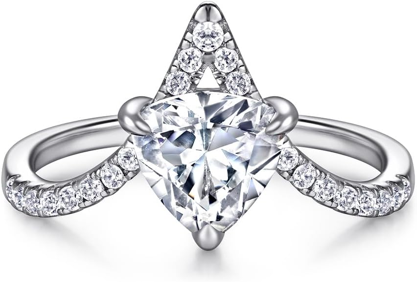 Gemlux 14K Gold Irregular Moissanite Ring Diamond-Studded Necklace Stud Earrings Set, Women's Luxury Jewelry Set, Unique Design for Fashion-Forward Occasions