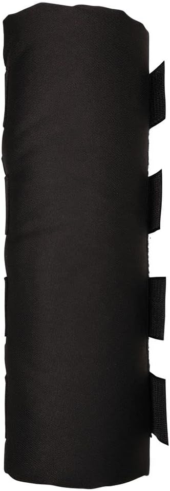 Dura-Tech Quick Wrap No Bow Leg Wraps for Horses | Size 14" | Color Black | Exceptional Leg Coverage | Versatile Use | Secure and Easy Application | Sold in Pairs-PurrikoPets