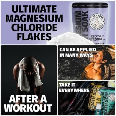 3 Pack Bundle: Coach Soak Recovery Bath Soak, Epsom Salt Bulk, Bath Salts Bulk, 3 Pack Bundle, Total of 9 Pounds (Eucalyptus, Lavender, Citrus)-PurrikoPets