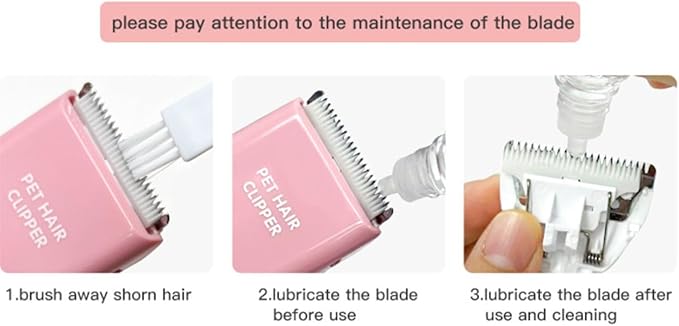 6 Pack Ceramic Blades Replacement for Dog Grooming Clippers, Detachable Pet Clipper Blades for Dogs,Cats Hair Trimming-PurrikoPets